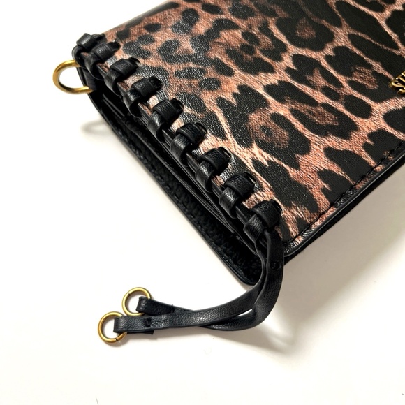 NWT Original STEVE MADDEN Leopard Clutch / Crossbody Bag Animal Print Tassel - Picture 7 of 9